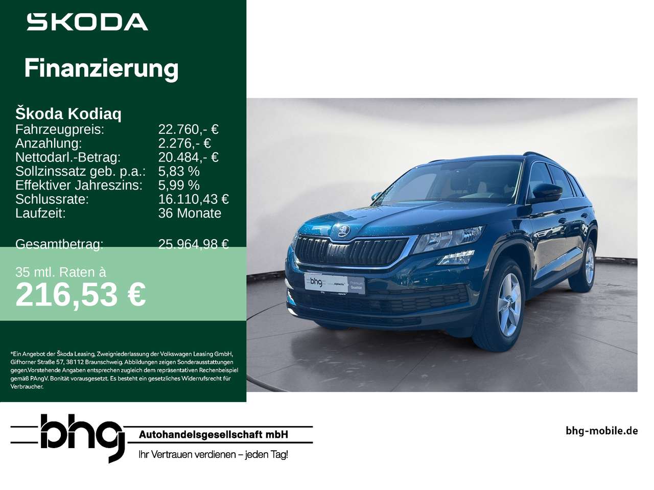 Skoda Kodiaq — Skoda Kodiaq 1.5 TSI Sunset AHK Climatronic PDC Navi