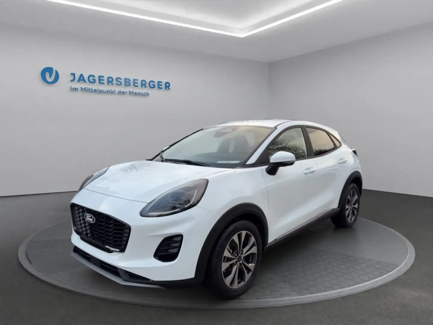 Ford Puma 1,0 EcoBoost Hybrid Titanium Weiß - 1