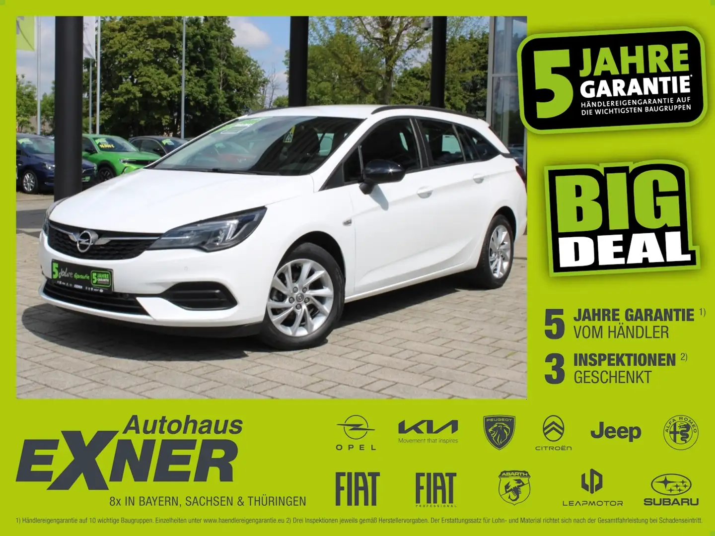 Opel Astra K Sports Tourer 1.2 Turbo EDITION LED. Wit - 1
