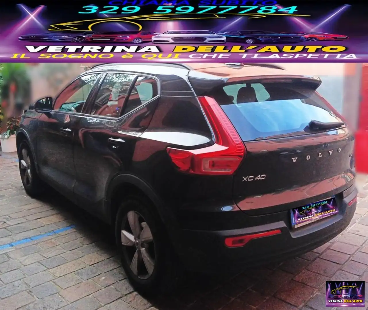 Volvo XC40 T3 Geartronic R-design Gris - 2