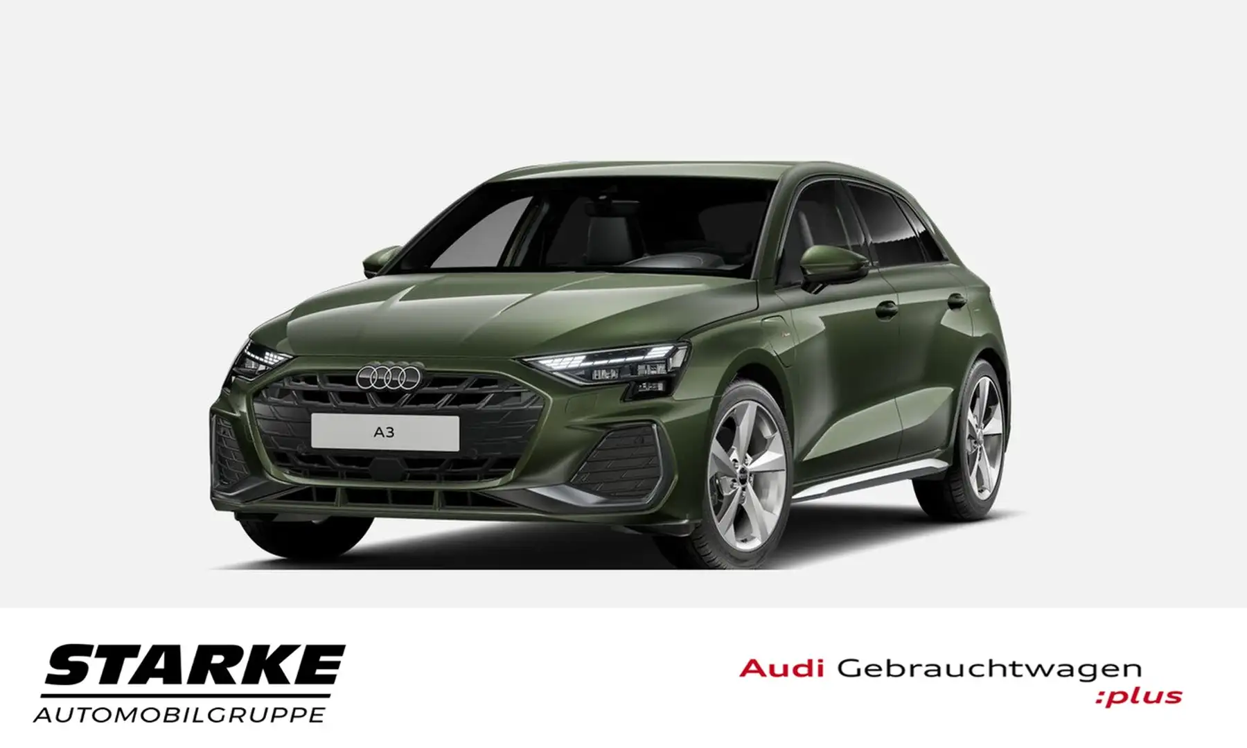 Audi A3 Sportback 40 TFSI e S tronic S line NaviPlus Ma... Grün - 2