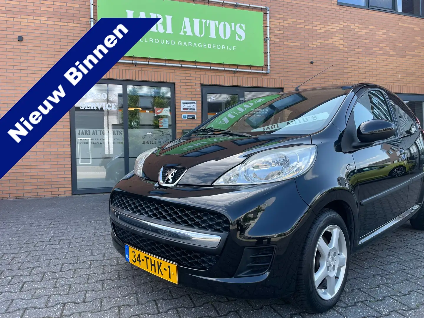 Peugeot 107 1.0-12V XS Airco, 5deurs Noir - 1