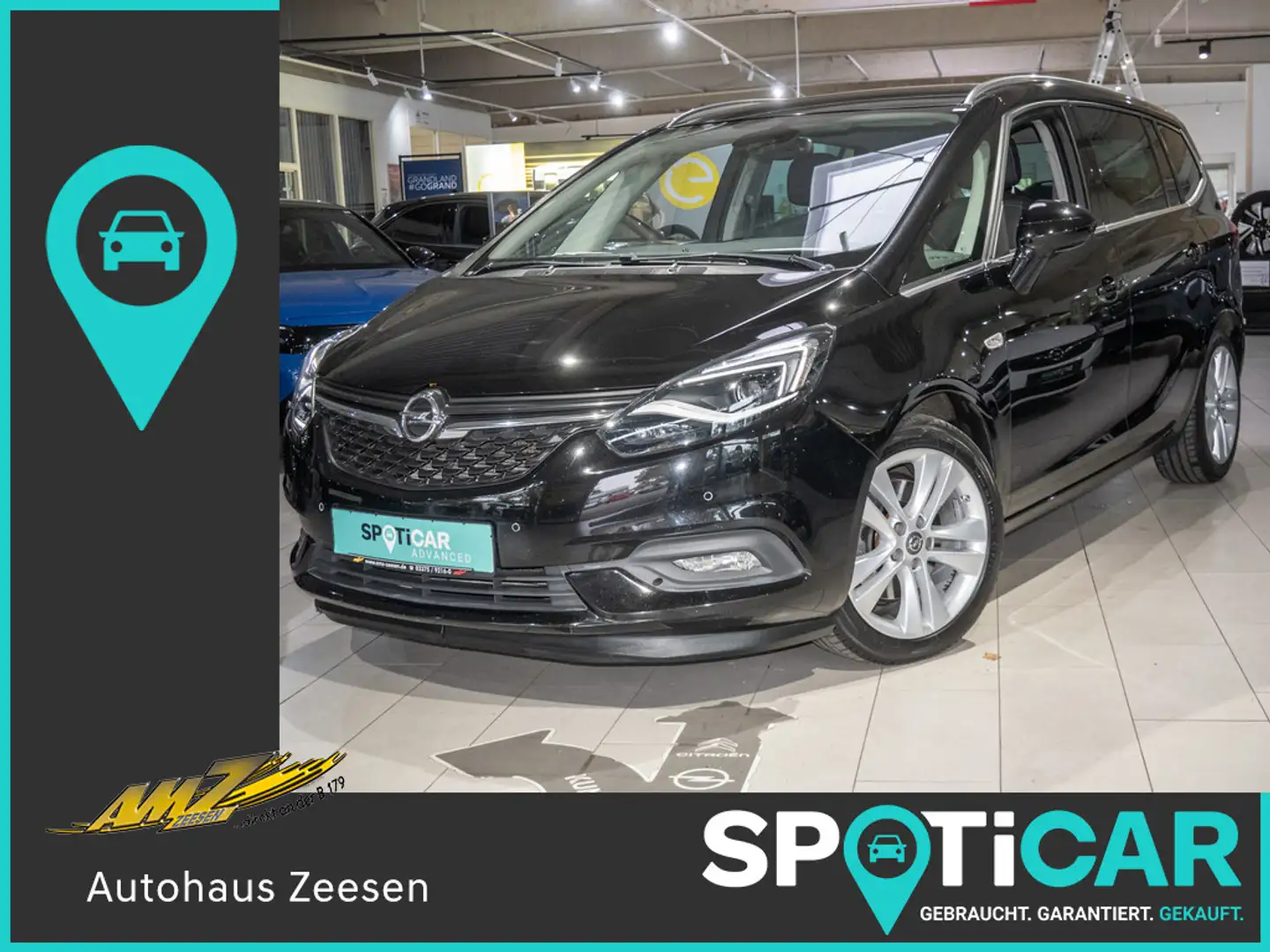 Opel Zafira 1.6 Turbo Innovation LEDER 7-SITZER Schwarz - 1