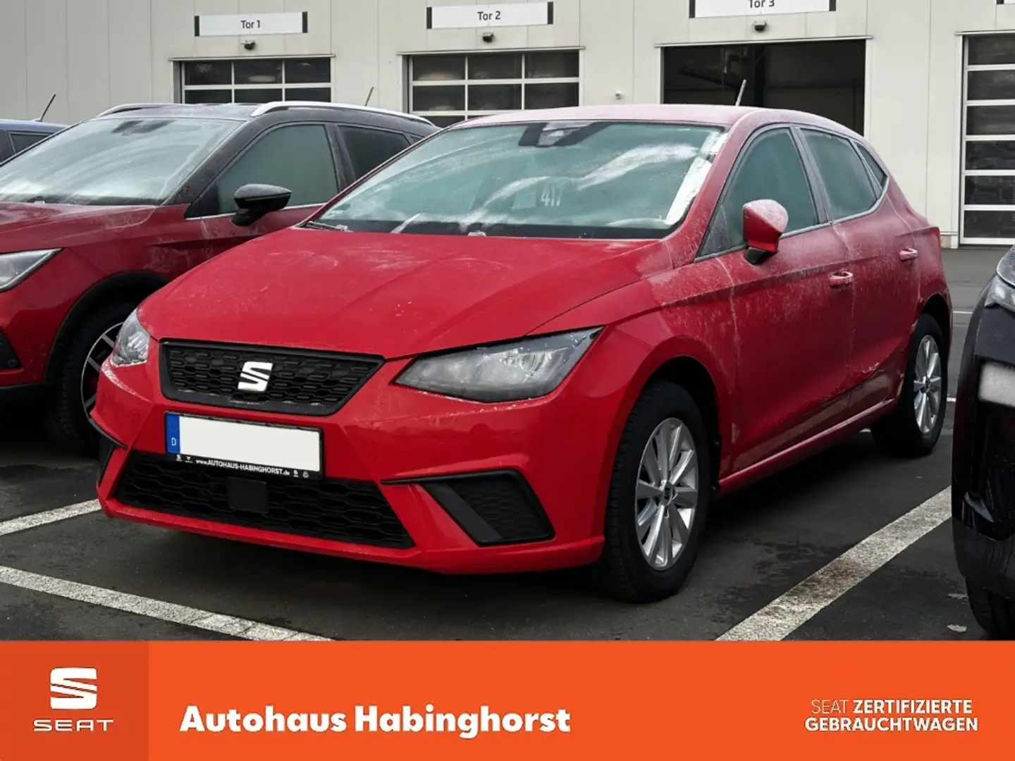 SEAT Ibiza 1.0 TSI Style Shz FullLink DAB Alu Rot - 1