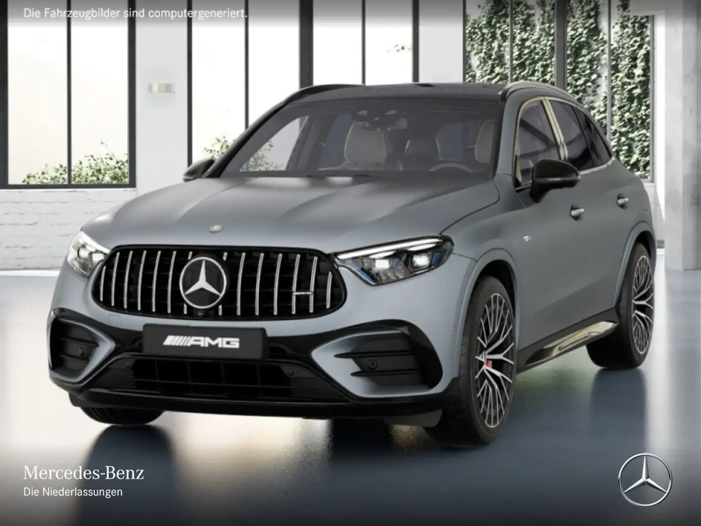 Mercedes-Benz GLC 63 AMG GLC 63 S E NIGHT+DRIVERS+PANO+360+BURMESTER+CARBON Argintiu - 2