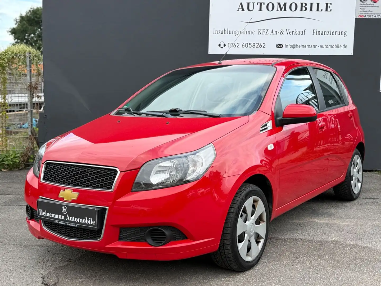Chevrolet Aveo 1.2 LS *2-HAND*KLIMA*HU/AU*ALLWETTER* Rot - 1
