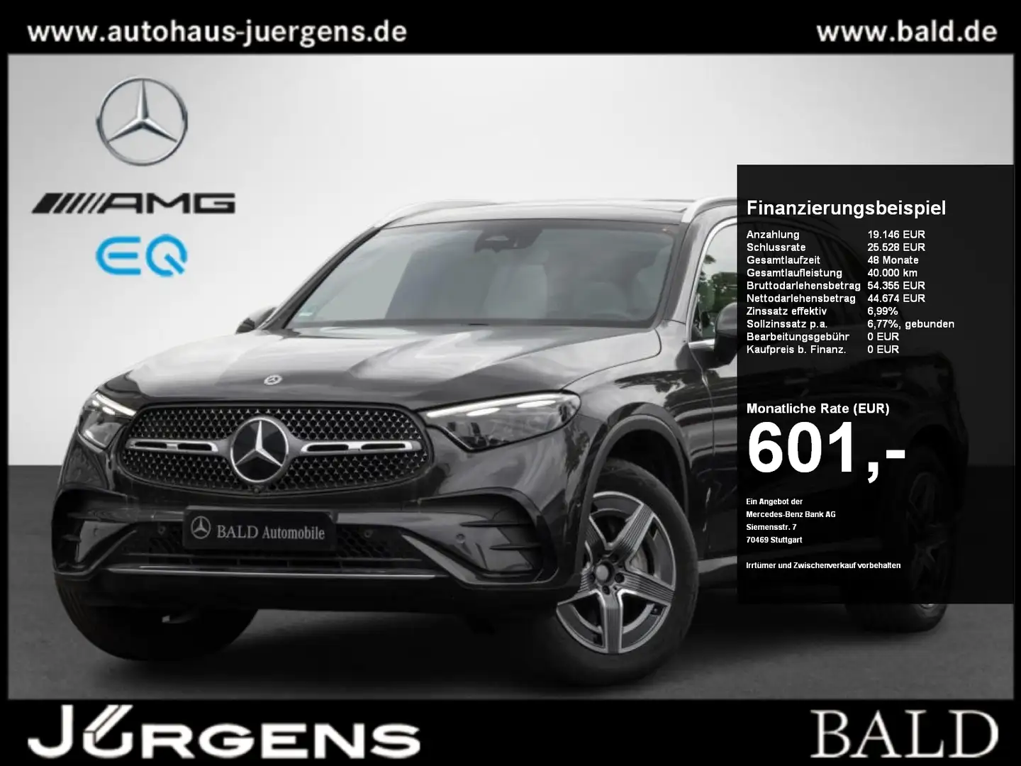 Mercedes-Benz GLC 300 de 4MATIC /AMG/MBUX/Pano/Navi/360/HUD Gris - 1