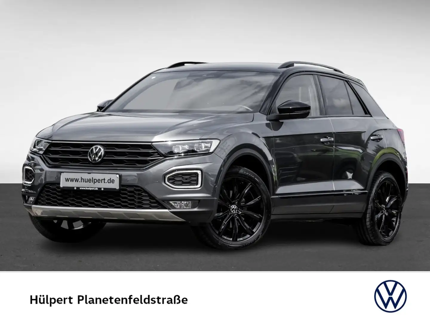 Volkswagen T-Roc 1.5 SPORT BLACKSTYLE AHK CAM ACC LM18 NAVI Grau - 2