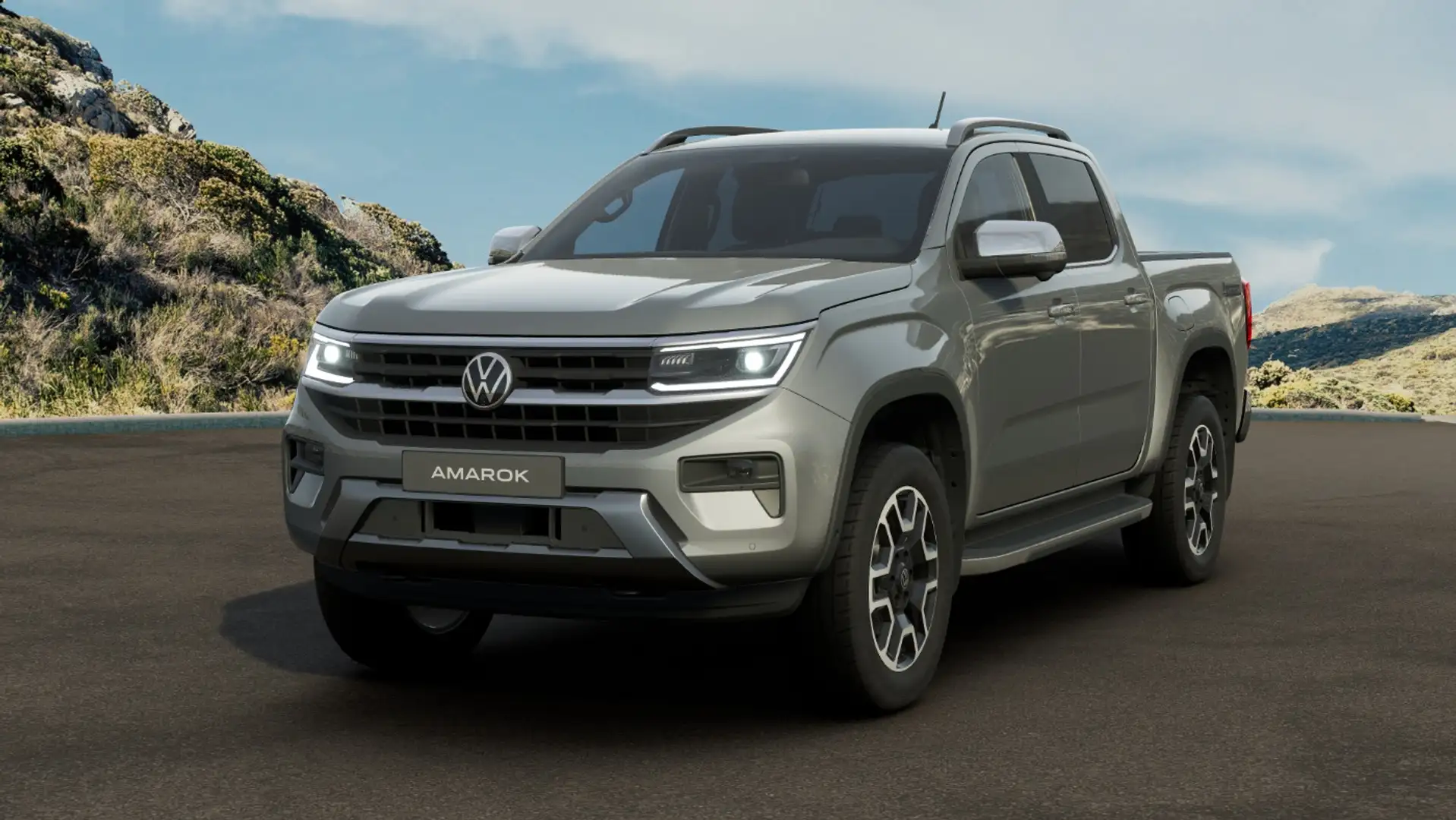 Volkswagen Amarok DC Style Automatik 4Motion STHZ AHK Gris - 2