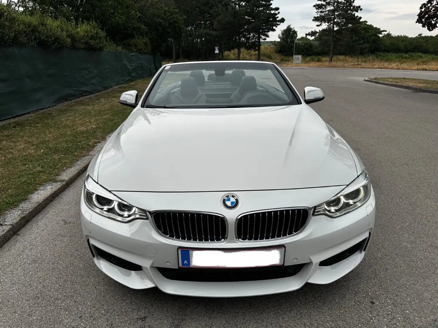 BMW 420 420d Cabrio Österreich-Paket Aut. Weiß - 1