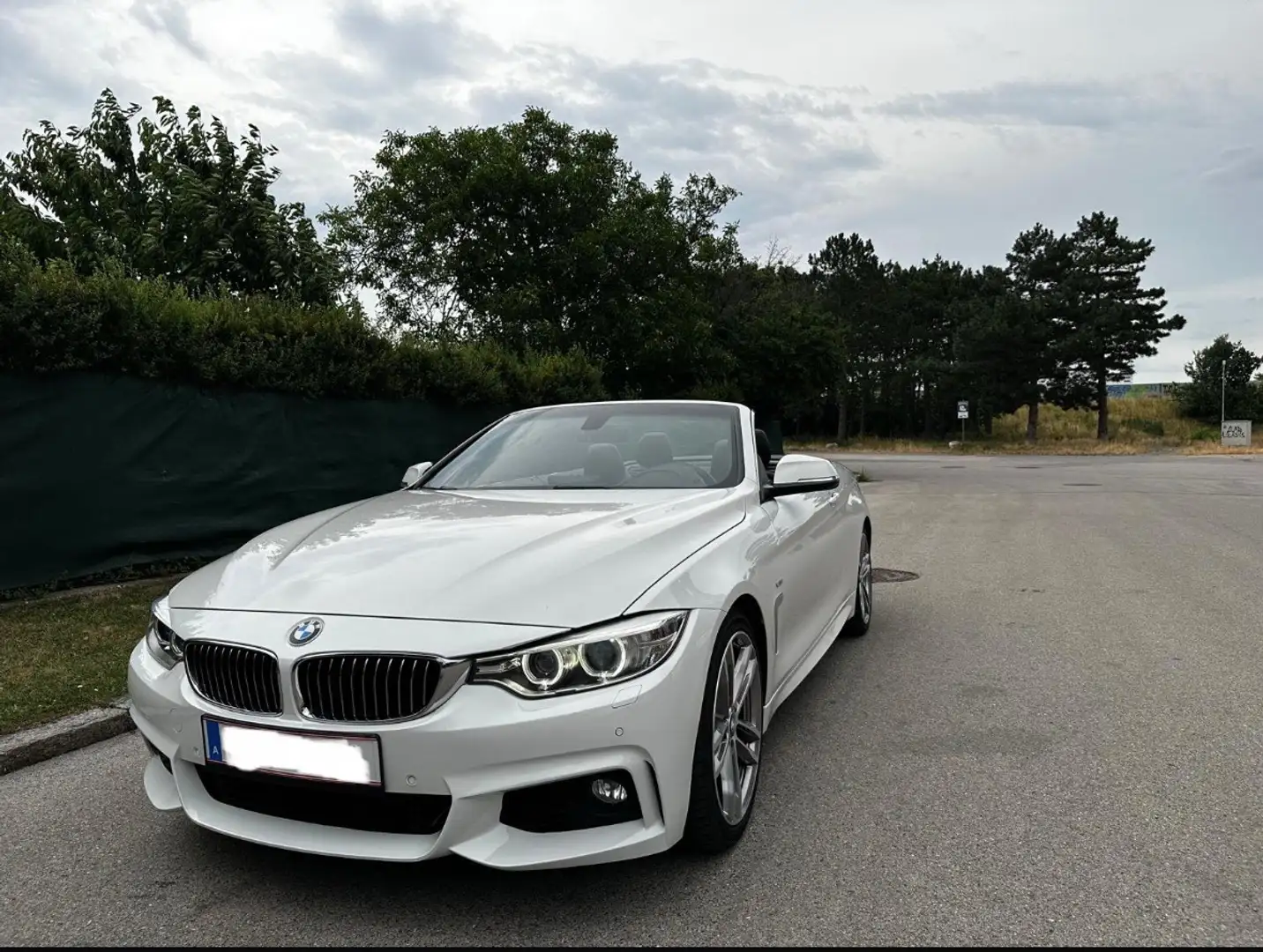 BMW 420 420d Cabrio Österreich-Paket Aut. Weiß - 2