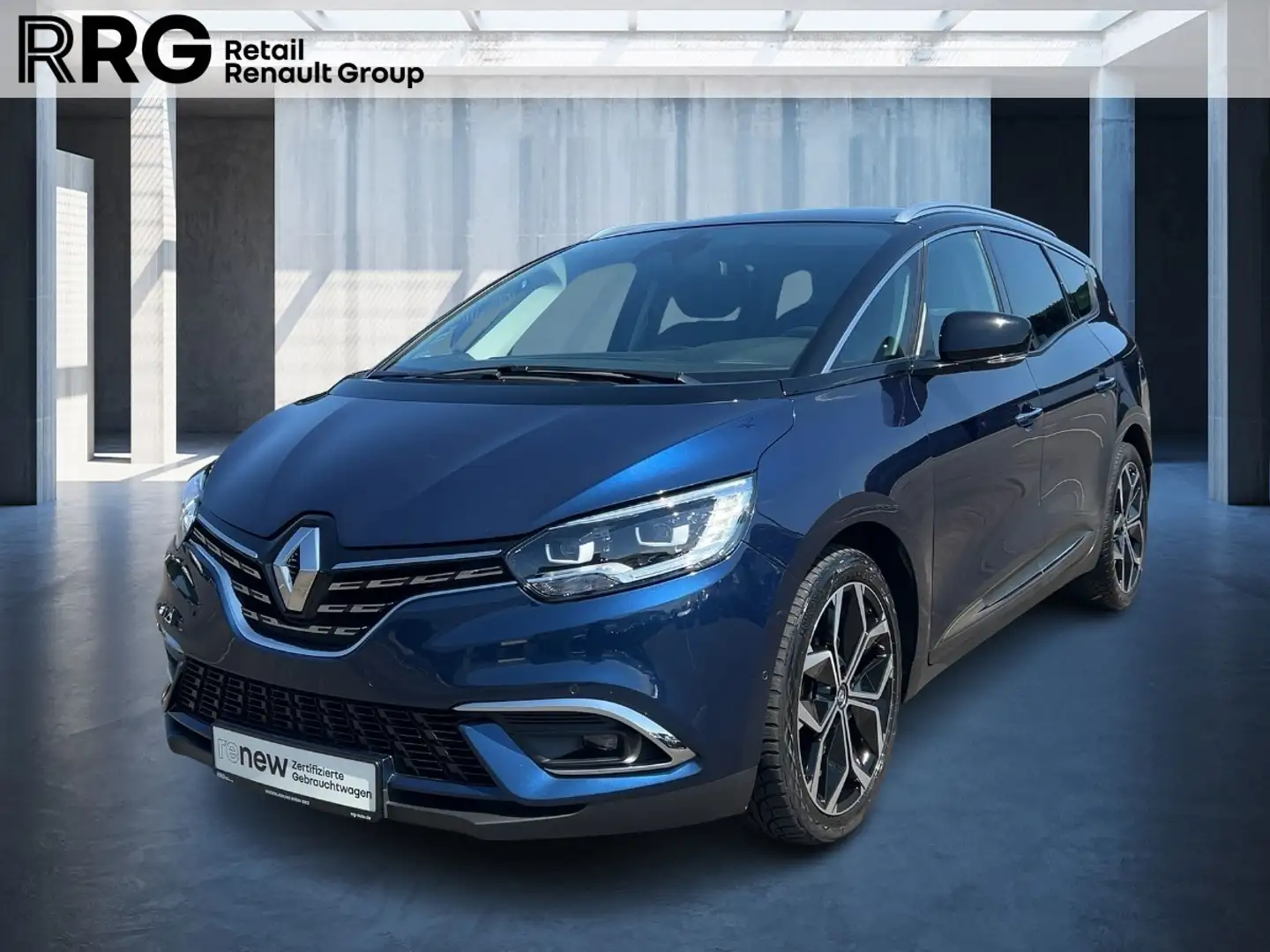 Renault Grand Scenic TECHNO TCe 140 EDC 7 SITZER Bleu - 1