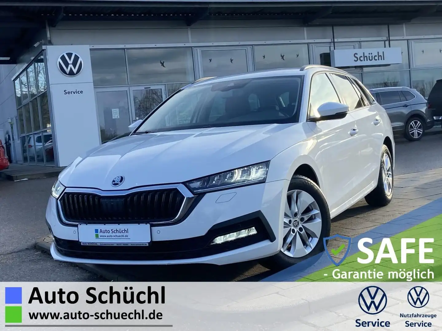 Skoda Octavia Combi 2.0 TDI DSG SMART-LINK+VIRTUAL-COC Weiß - 1