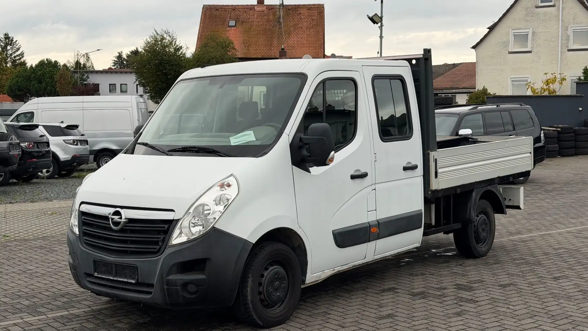 Opel Movano B Pritsche L2H1 3,5T*7SITZER*KLIMA*100TKM Weiß - 1