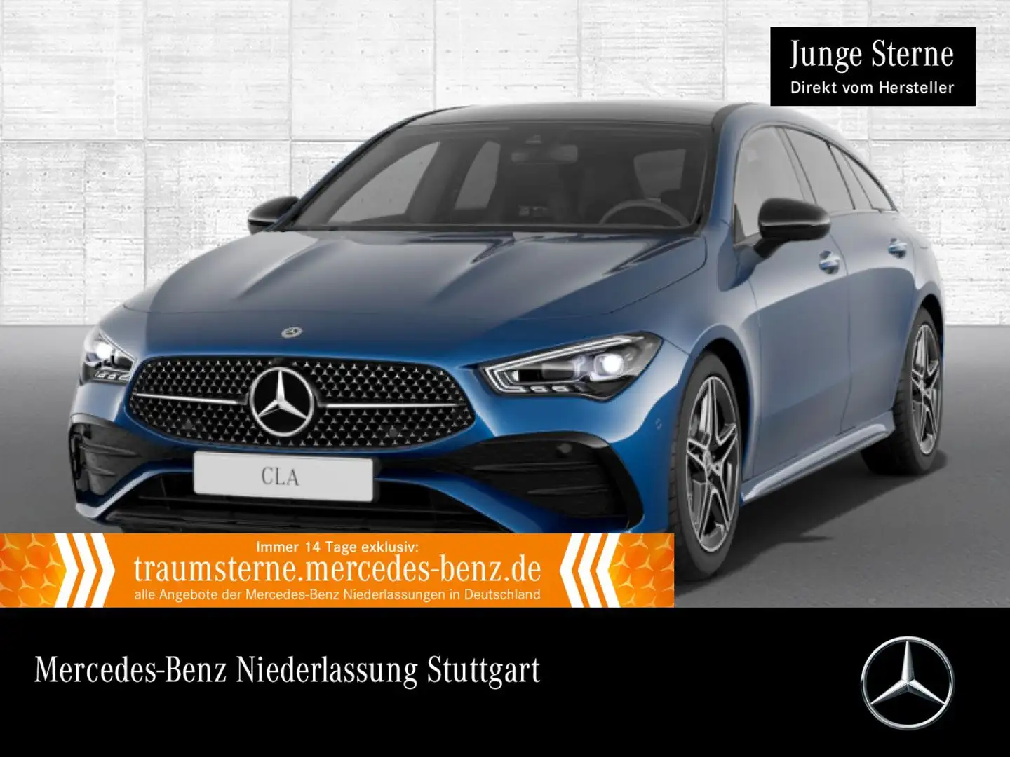 Mercedes-Benz CLA 250 e AMG+NIGHT+PANO+360°+AHK+MULTIBEAM+TOTW Blau - 1