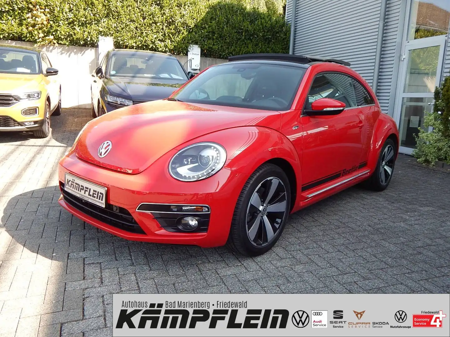 Volkswagen Beetle Sport 1.4TSI R-LINE PANO NAV XENON FENDER Rosso - 1