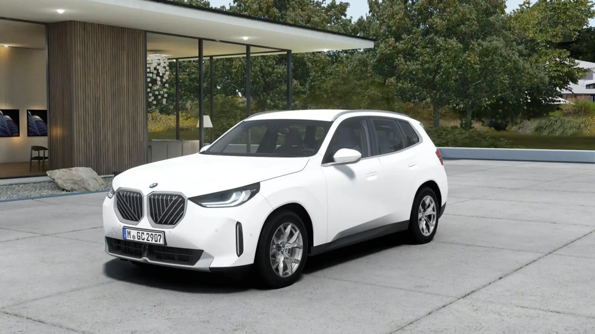 BMW X3 20d xDrive Weiß - 1