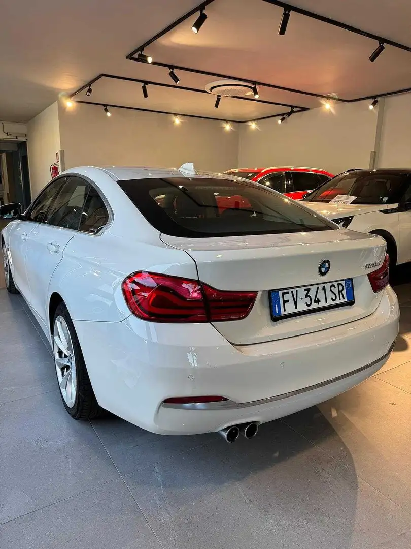 BMW 420 Serie 4 420 D Gran Coupé 190 CV Luxury AUTOM. Bianco - 2
