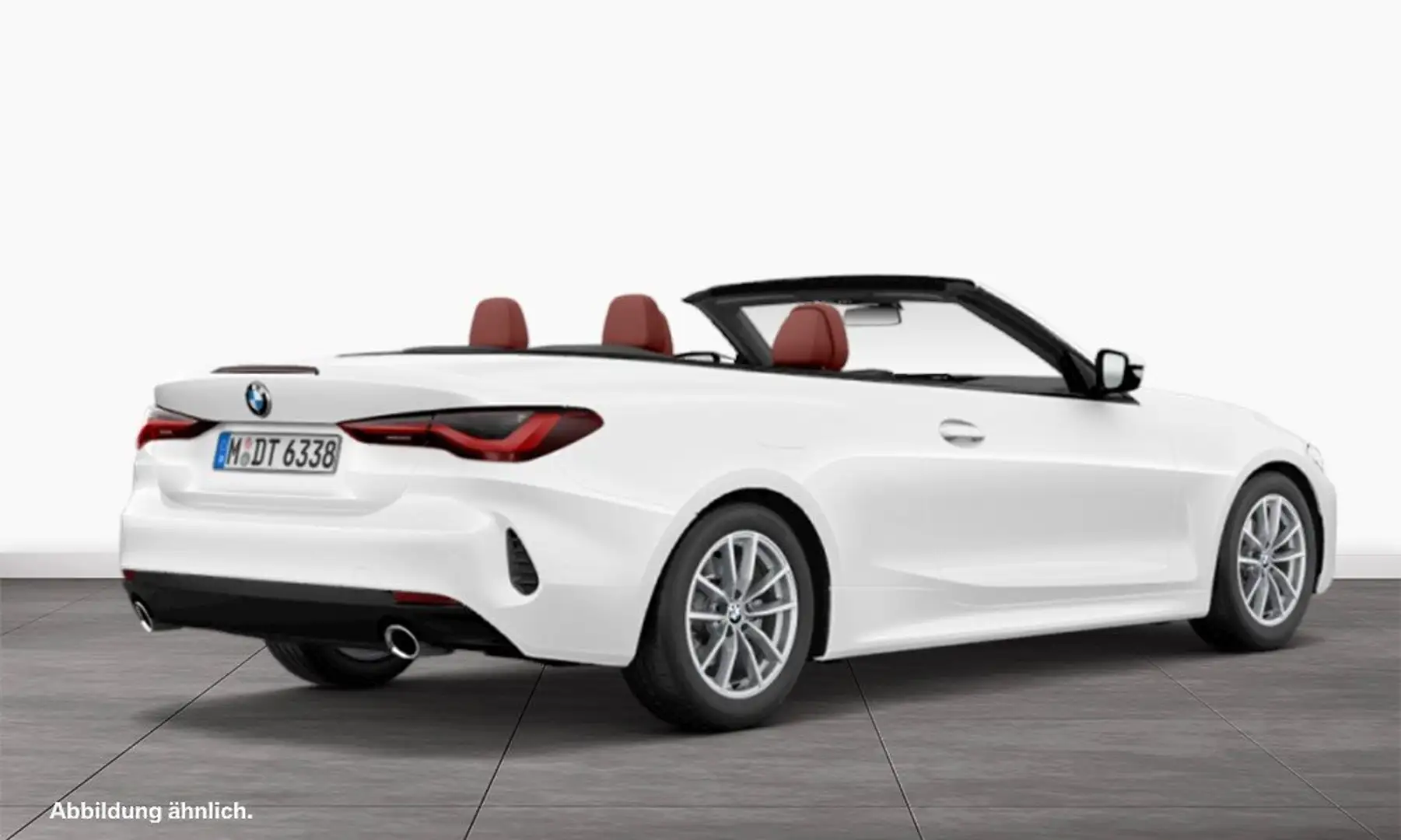 BMW 420 i Cabrio RFK DAB LicCockp.Prof LEDER Weiß - 2