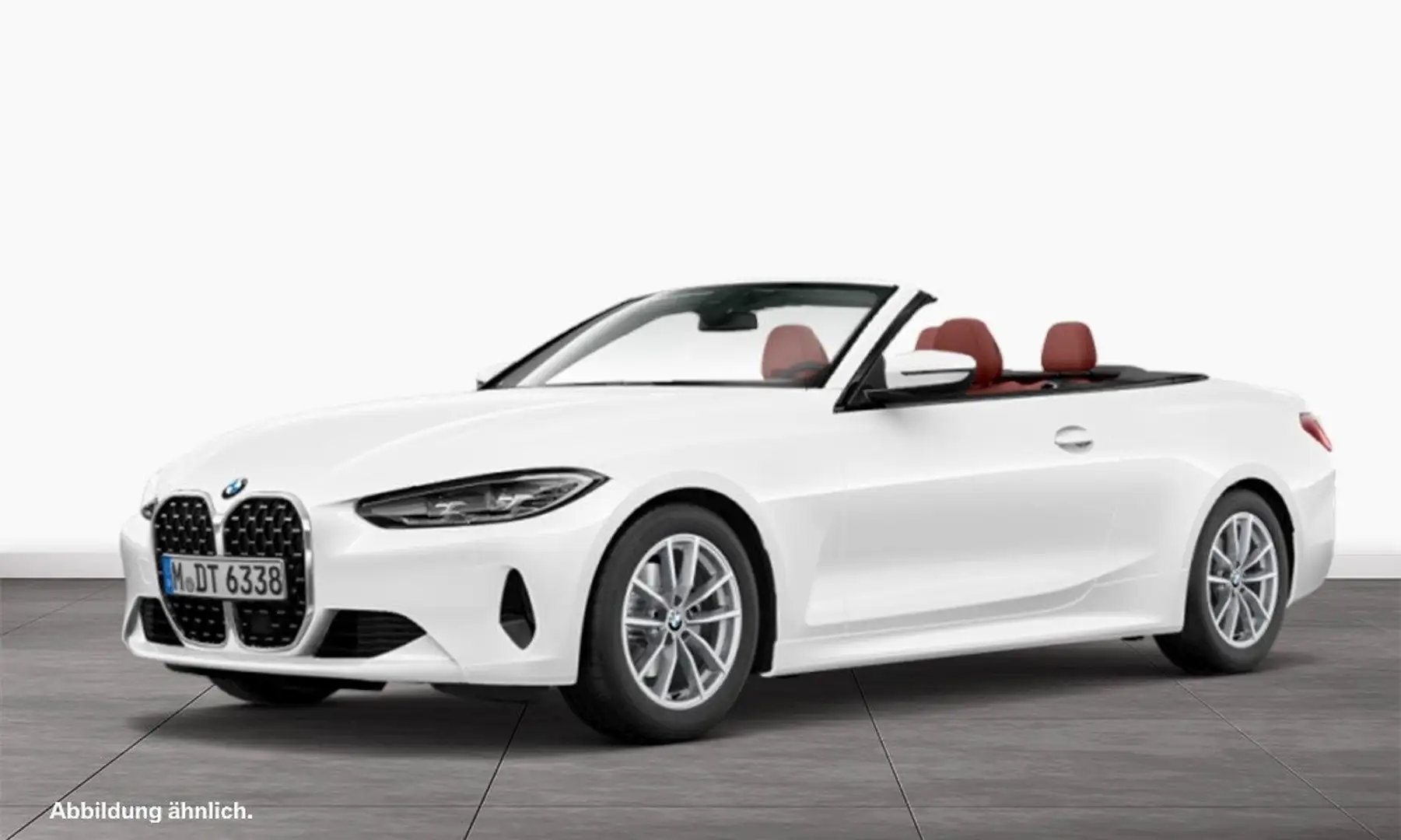 BMW 420 i Cabrio RFK DAB LicCockp.Prof LEDER Weiß - 1