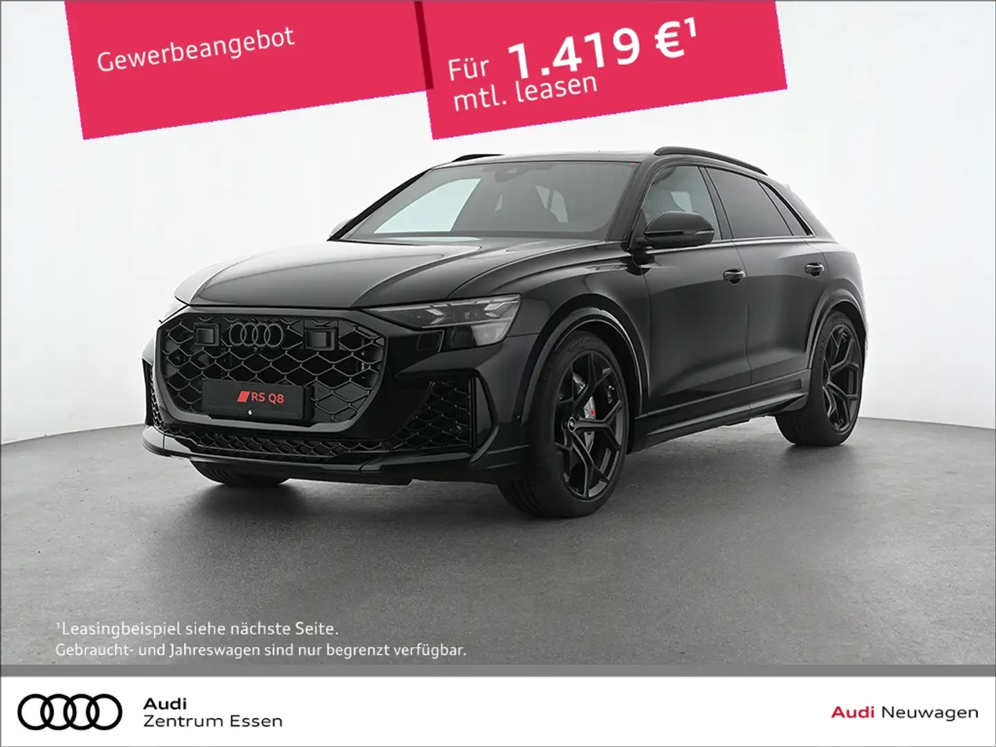 Audi RS Q8 SUV PERFORMANCE KERAMIK HuD PANO B&O Noir - 1
