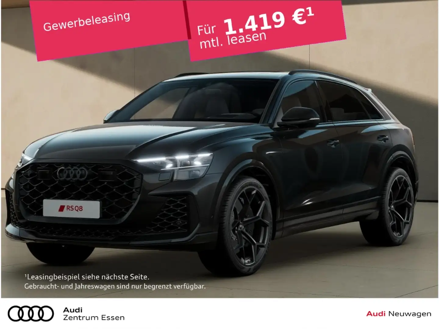Audi RS Q8 SUV PERFORMANCE KERAMIK HuD PANO B&O Schwarz - 1