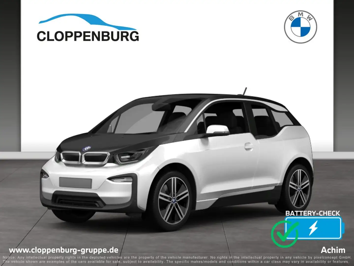 BMW i3 s 120Ah HK HiFi DAB WLAN Navi Bus. Komfortzg. Blanc - 1