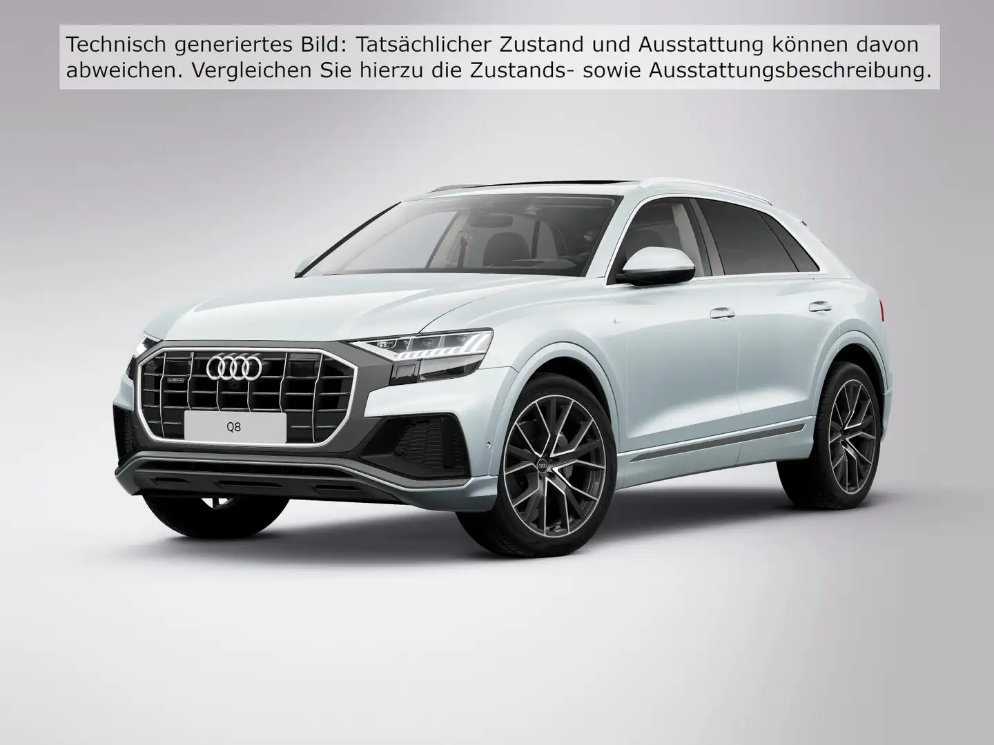 Audi Q8 50 TDI quattro S line Pano Allradlenkung AHZV Silber - 2