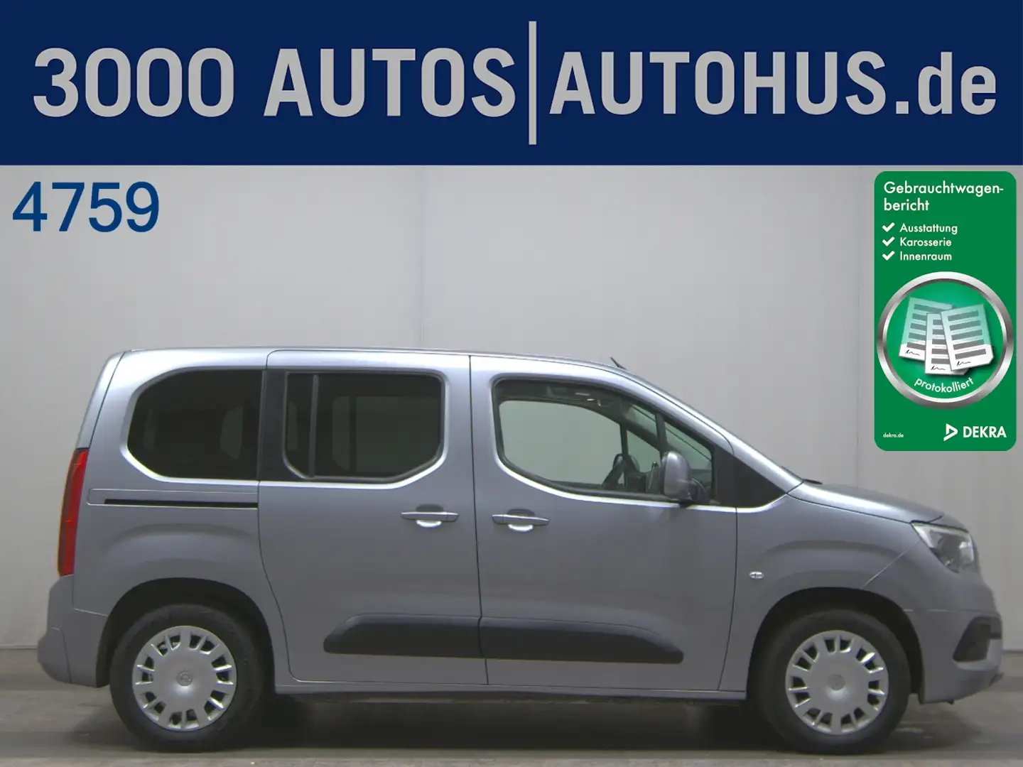 Opel Combo Life 1.5 D Edition 5-Sitze AHK Navi PDC Grau - 1