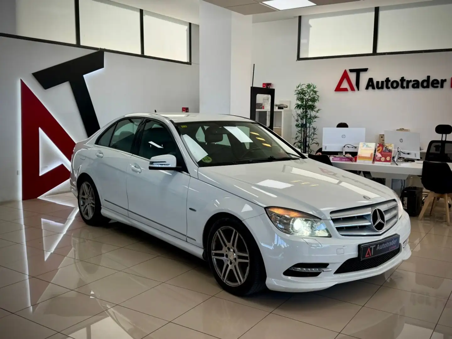 Mercedes-Benz C 220 220CDI BE 7G Blanco - 1