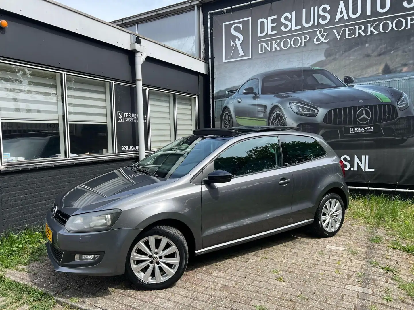 Volkswagen Polo 1.2 TSI Highline Pano Carplay Airco Gris - 2