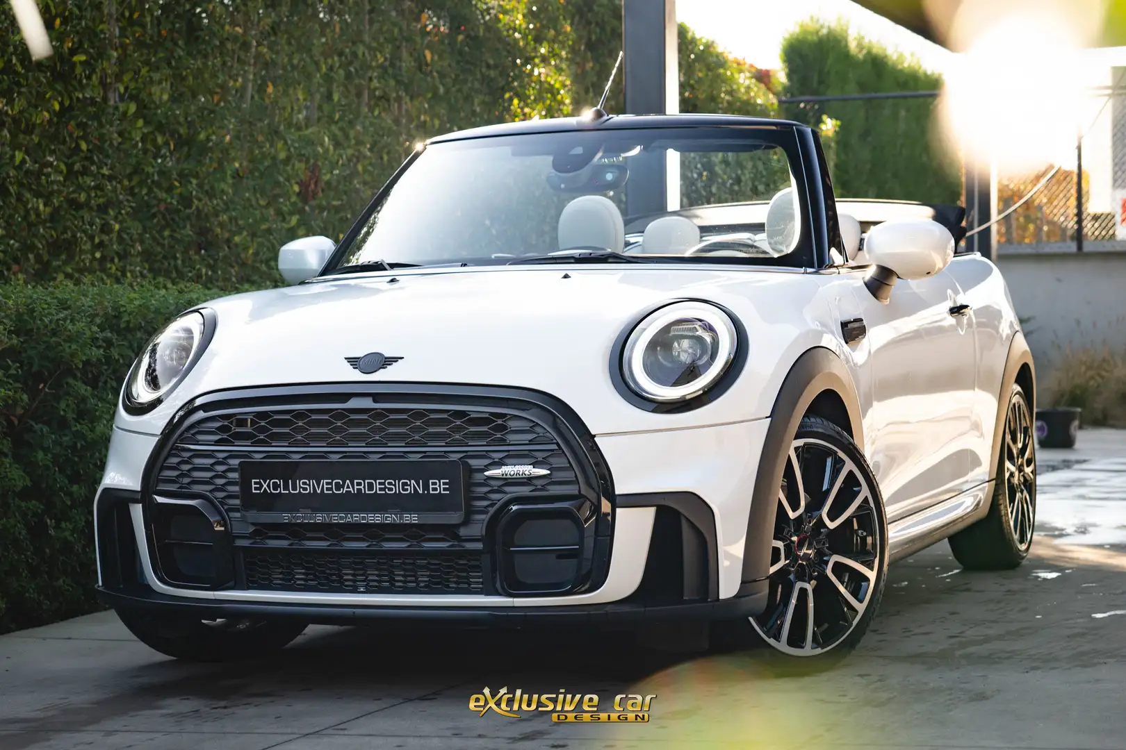 MINI Cooper Cabrio Aut. JCW Trim /18″/Leder/Stuur-&Zetelverwarming Blanc - 1