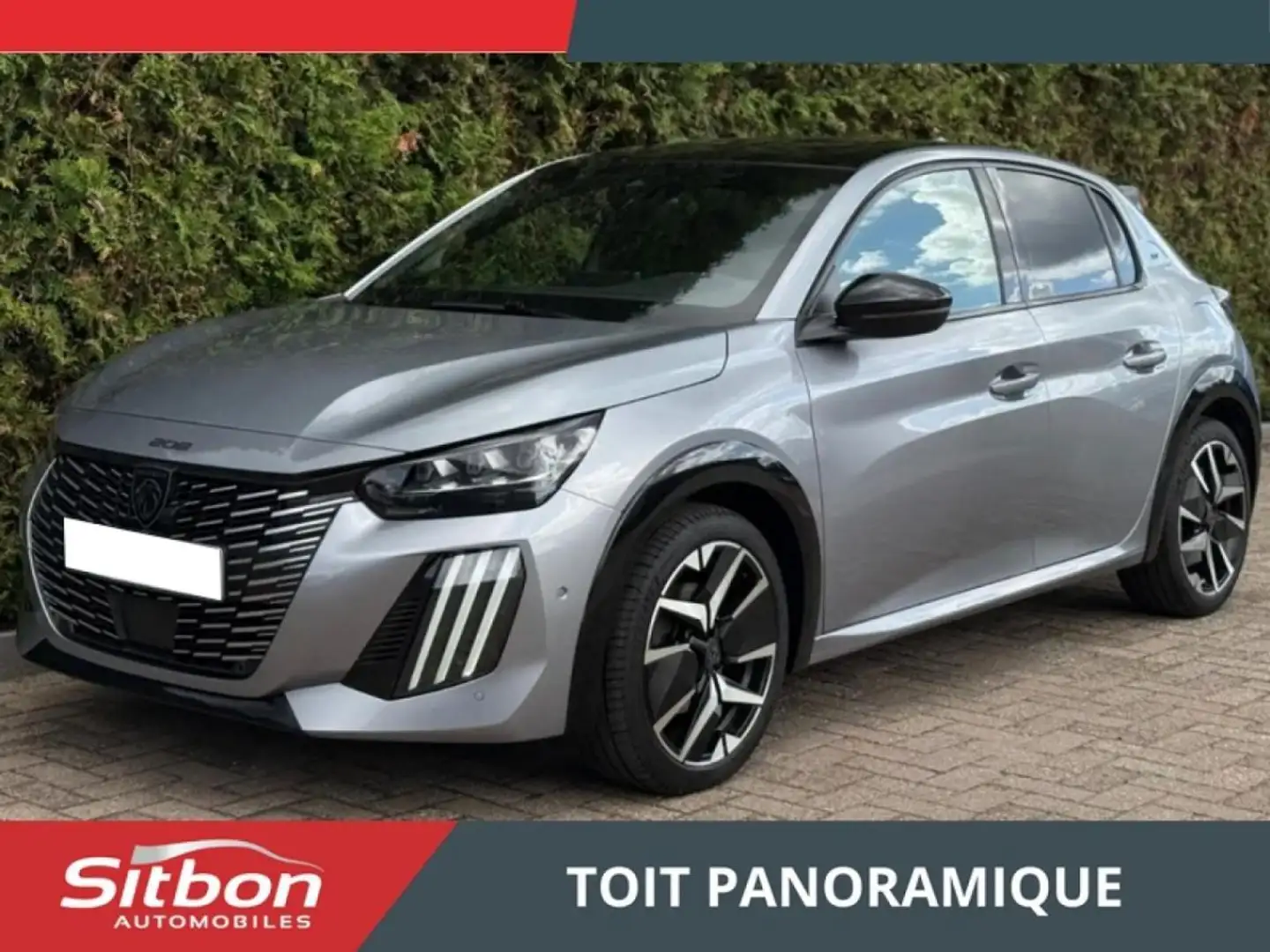 Peugeot 208 1.2i Hybrid 136 e-DCS6 GT CHAINE TOIT PANORAMIQUE CAMERA AVANT ET ARRIERE Grau - 1