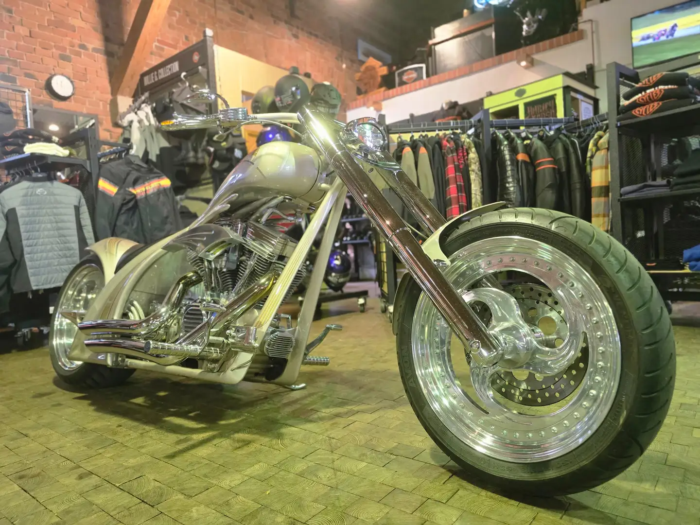 Harley-Davidson Custom Bike FRED KODLIN CUSTOM CHOPPER Silber - 1