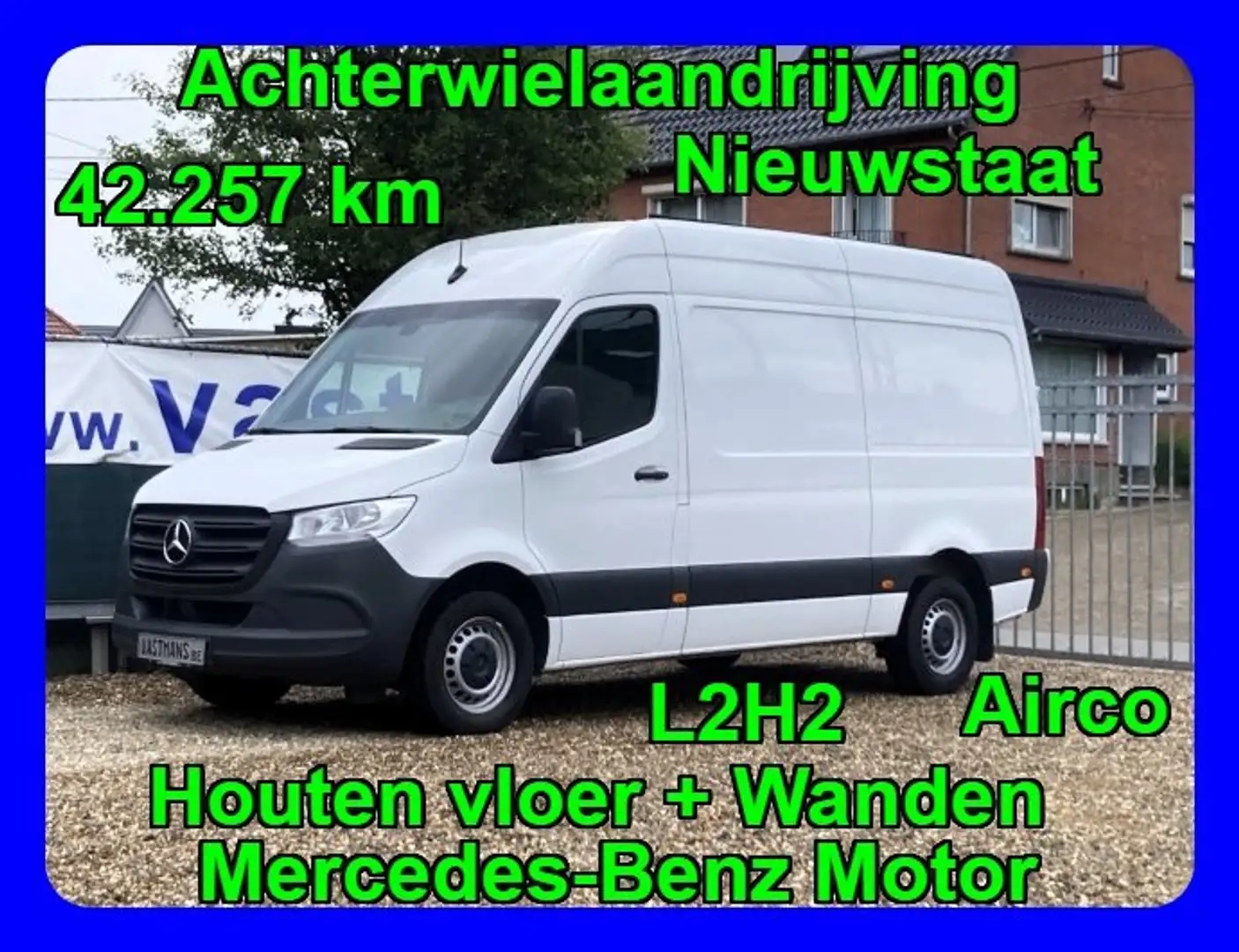 Mercedes-Benz Sprinter 22305€+BTW / RWD L2H2 CDI Weinig Km Nieuwstaat Wit - 1