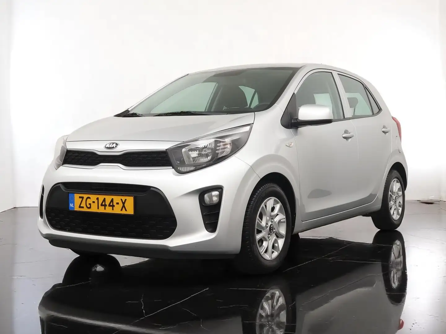 Kia Picanto 1.0 CVVT EconomyPlusLine - Airco - Licht metalen v Grijs - 1