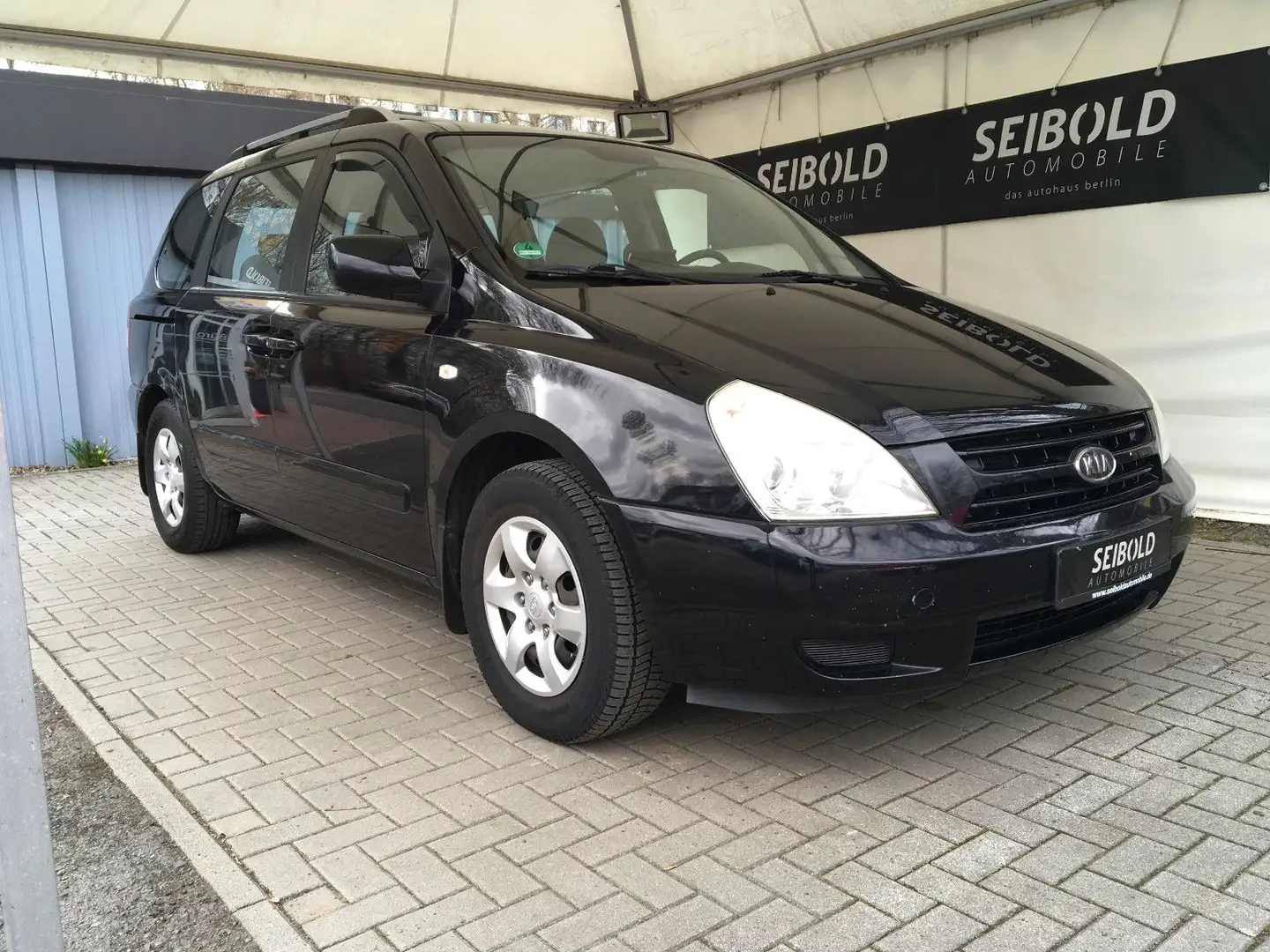 Kia Carnival 2.7 V6 EX LPG-Gas/7-Sitzer/Temp/Allw Schwarz - 2