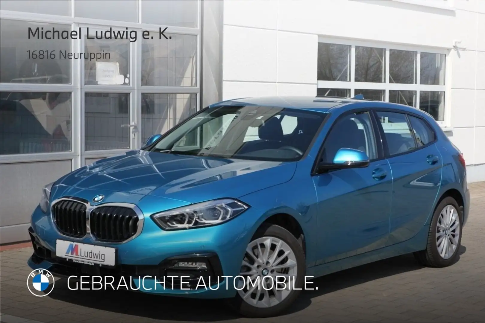 BMW 118 i Sport Line Head-Up DAB LED WLAN Komfortzg. Bleu - 1