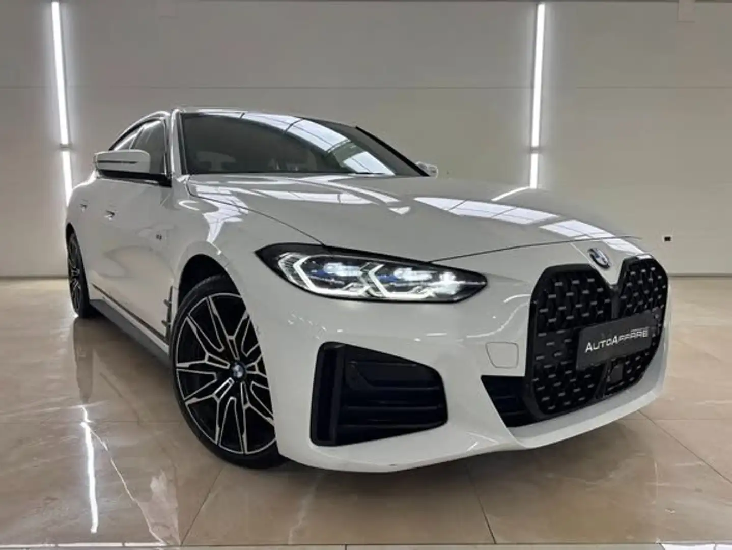 BMW 420 Serie 4 G26 2021 420d Gran Coupe mhev 48V Msport Blanc - 1