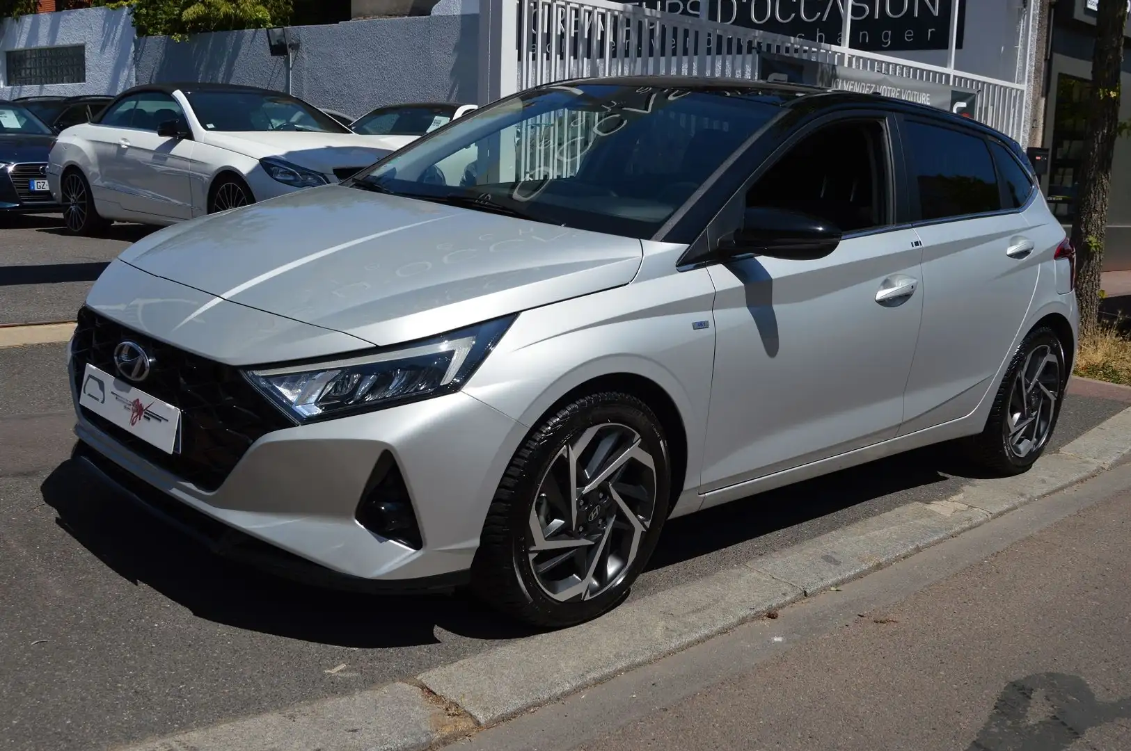 Hyundai i20 1.0 T-GDI 100CH HYBRID CREATIVE DCT-7 Gris - 1