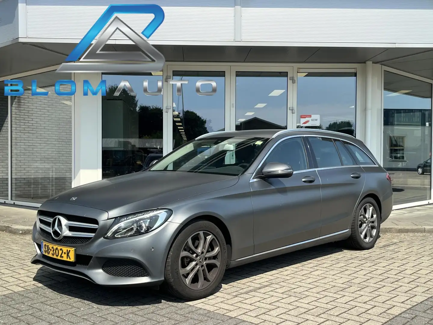 Mercedes-Benz C 200 Estate CDI AUT9 LED+TREKHAAK+NL AUTO Grijs - 1