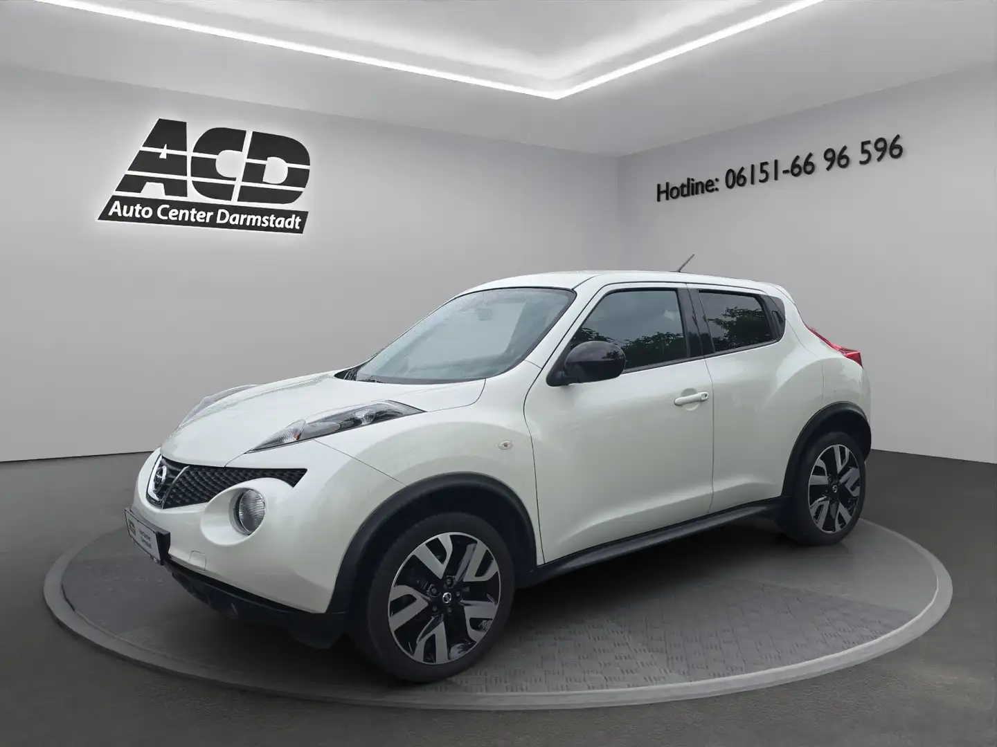 Nissan Juke 1.6 DIG-T n-tec *2.HAND*NAVI*18ZOLL*KAMERA* Wit - 1