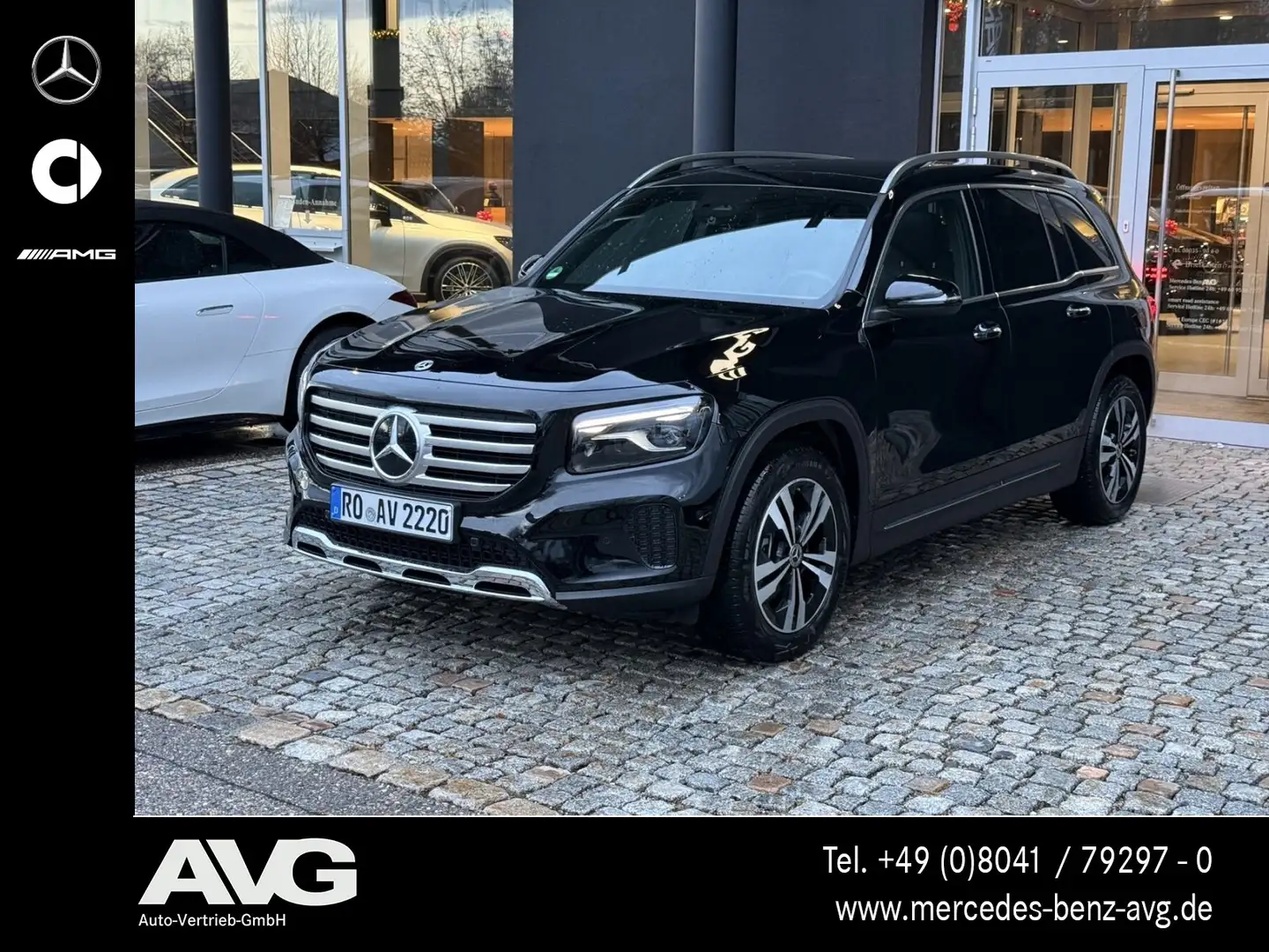 Mercedes-Benz GLB 200 GLB 200 d 4MATIC Progressive Pano Multibeam Park R Schwarz - 1