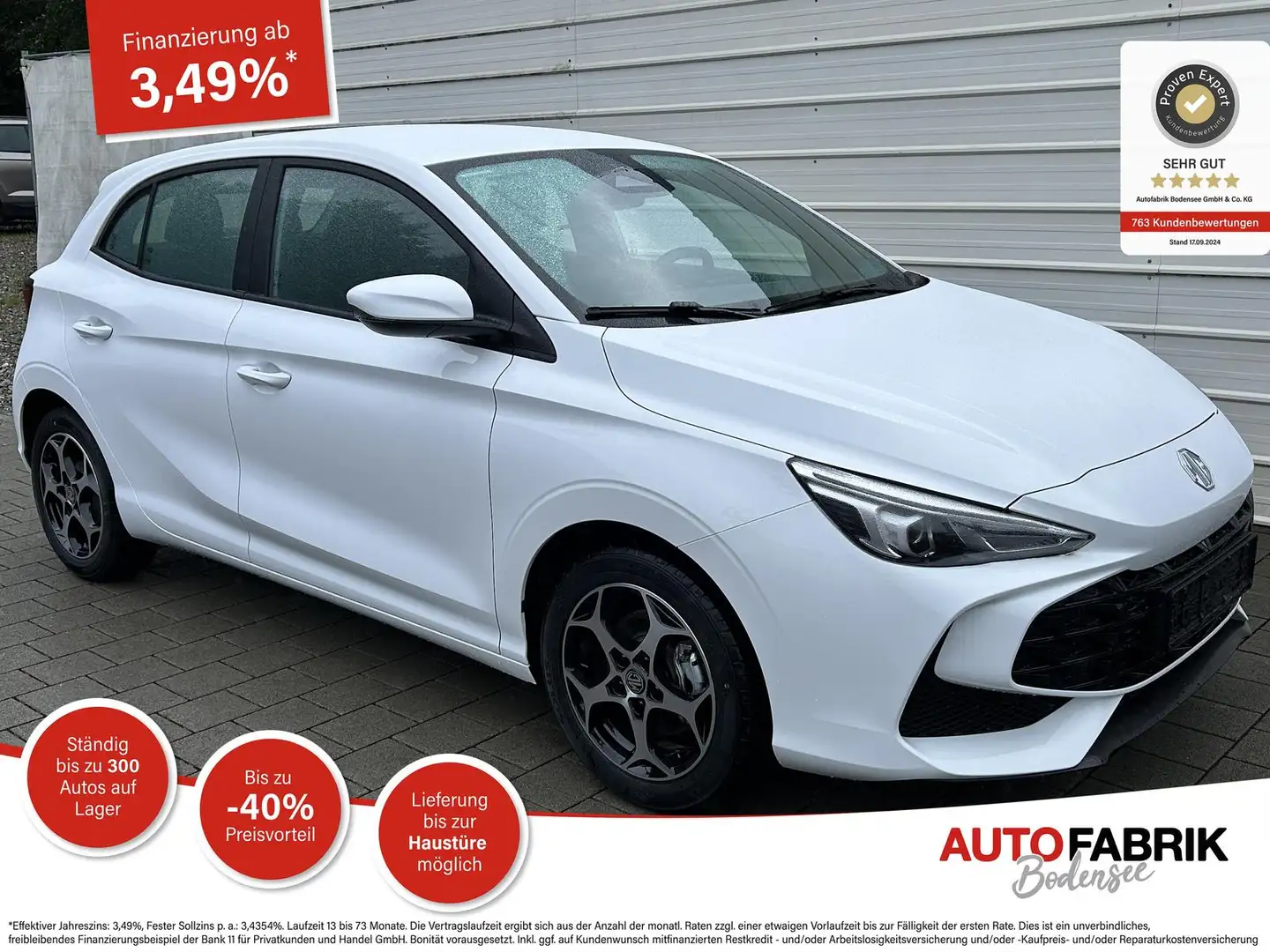 MG MG3 Comfort 1.5L *LED*Navi*16"Alu*Kamera*Klima*El. kla Blanc - 1