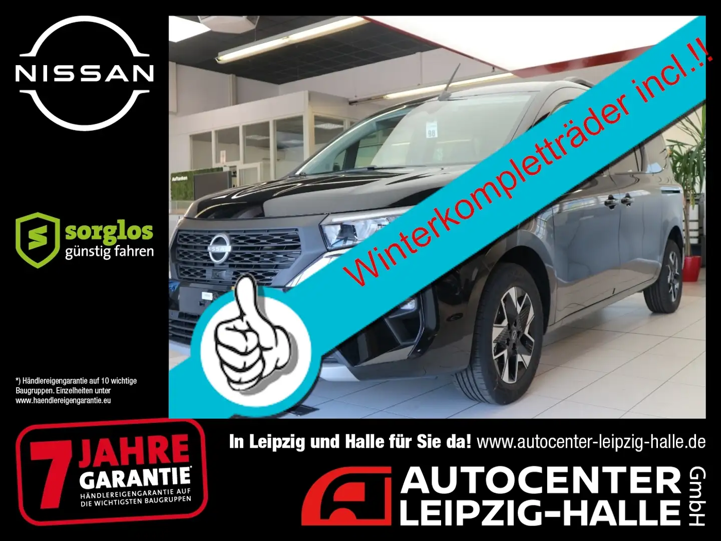 Nissan Townstar Kombi L2 1.3 DIG-T 7AT TEKNA WKR inkl Noir - 1