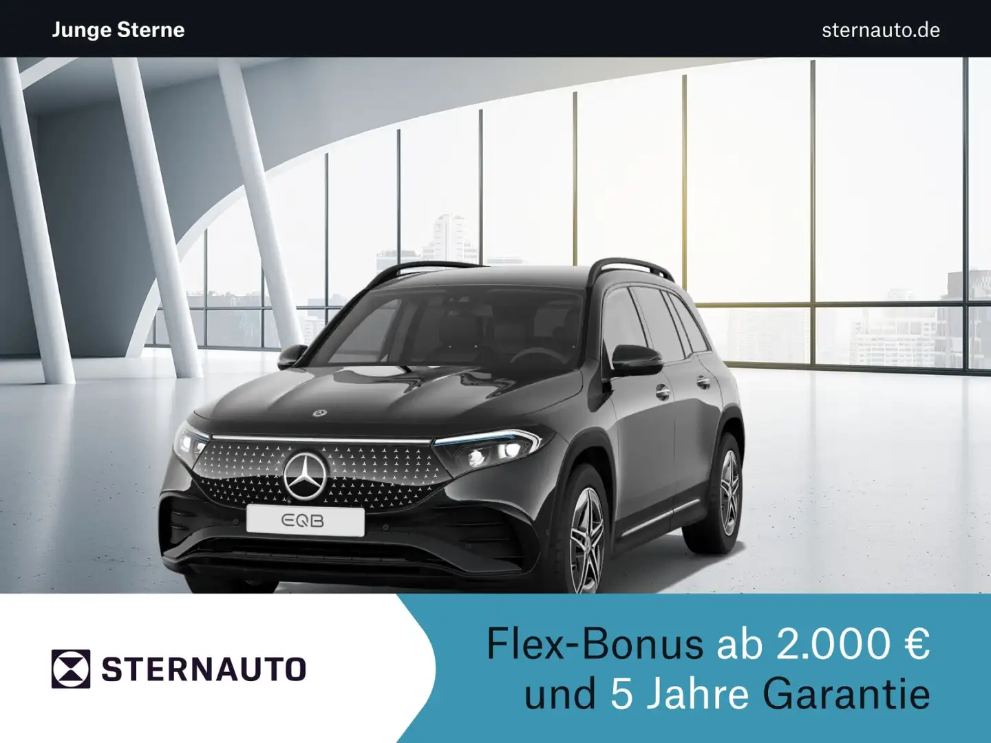 Mercedes-Benz EQB 300 EQB 300 4MATIC  AMG Line Navi/Keyless-Go/Styling Schwarz - 1