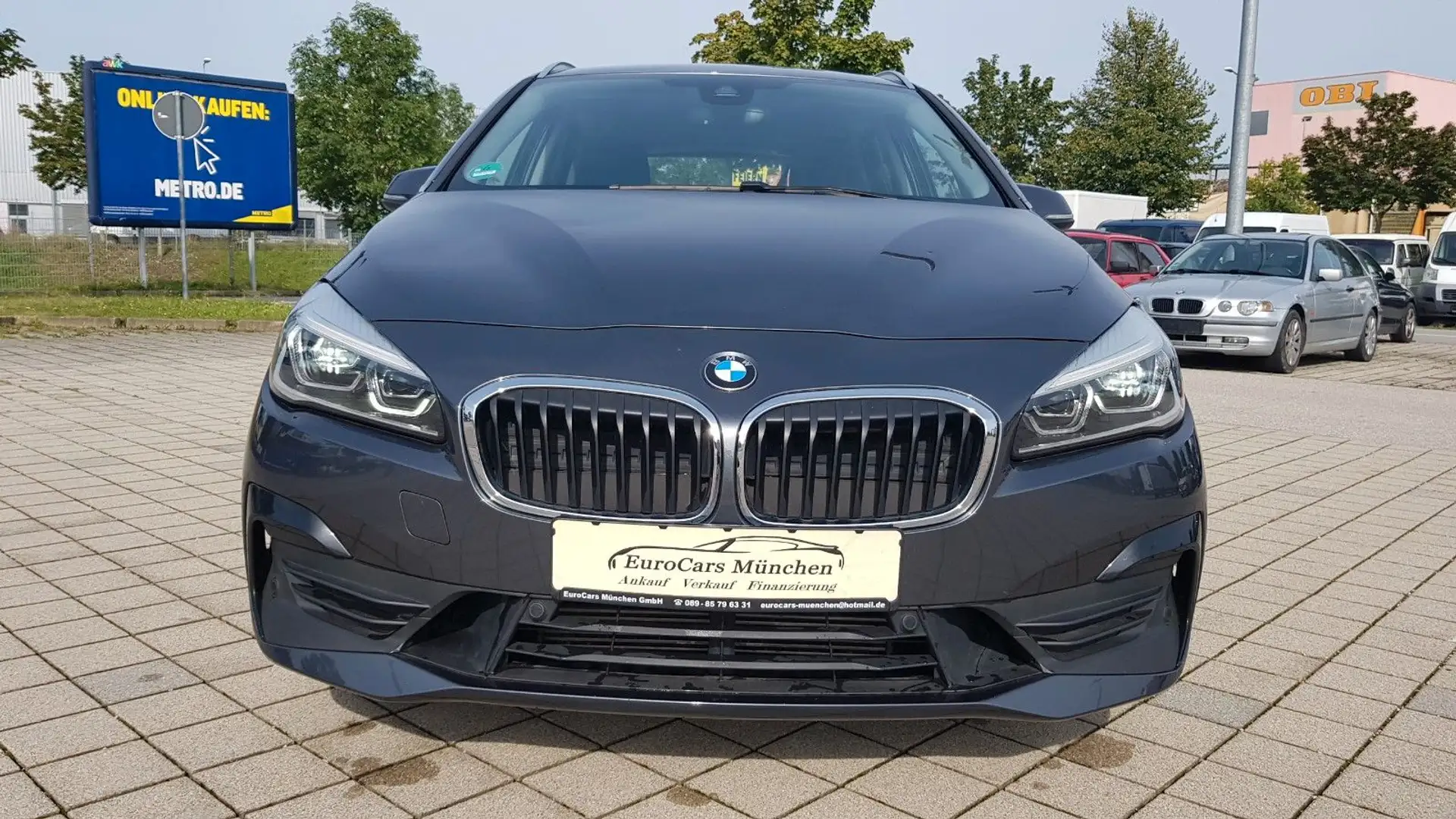 BMW 218 Advantage aut. ~ Navi ~ LED ~ Gris - 2