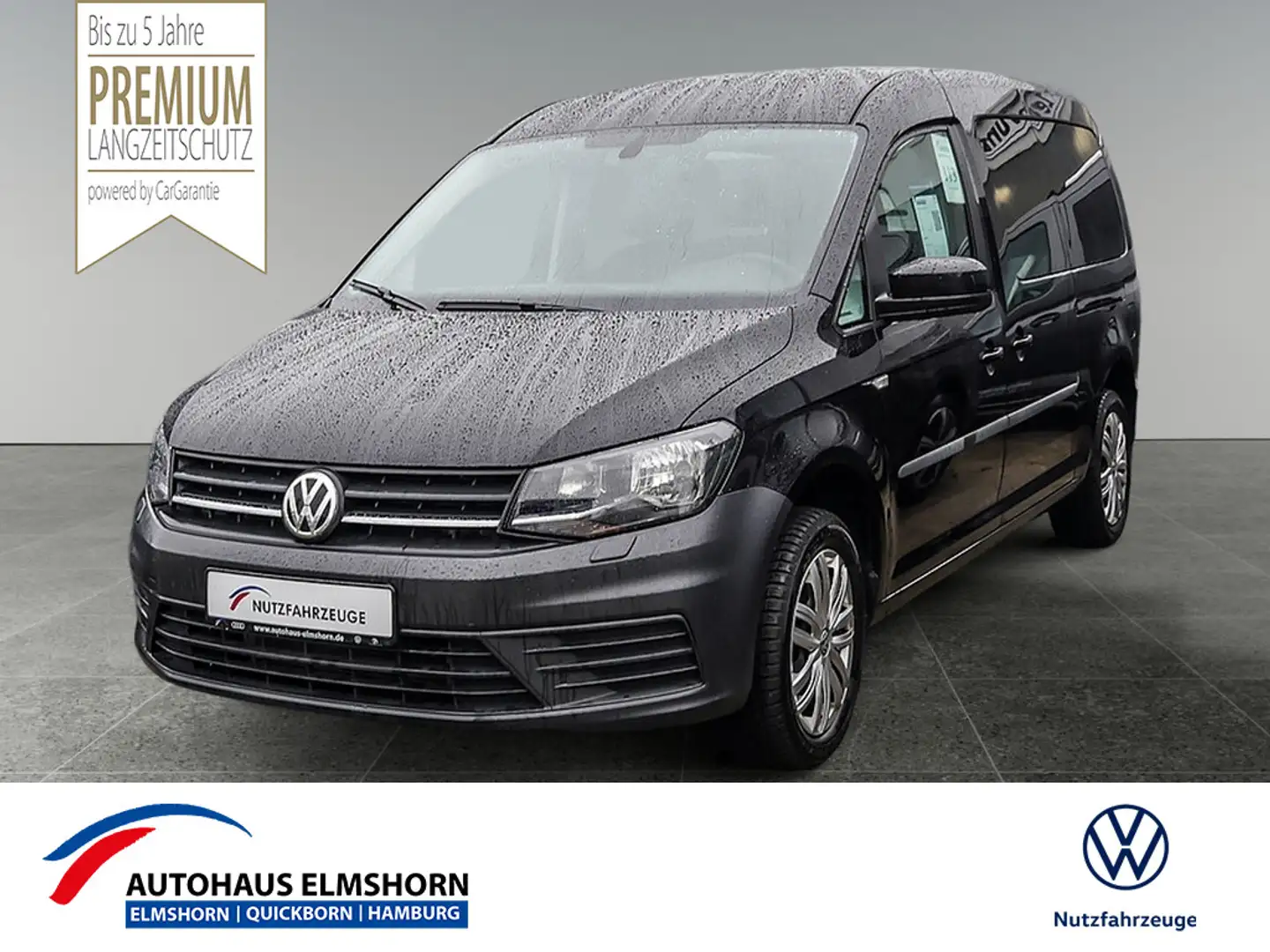 Volkswagen Caddy Maxi Trendline TSI PDC SHZ W-LAN AHK Schwarz - 1