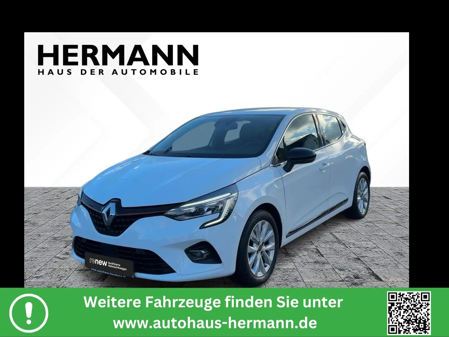 Renault Clio V 1.3 TCe 130 GPF Intens CAM*LED*SHZ*PDC*LM Weiß - 1
