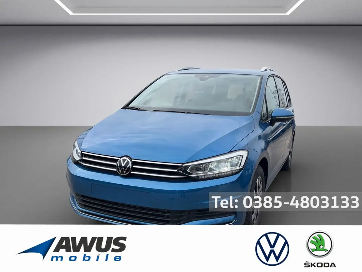 Volkswagen Touran "ACTIVE" 1,5 l TSI 110 kW 150 PS 7-Gang-D Blau - 1